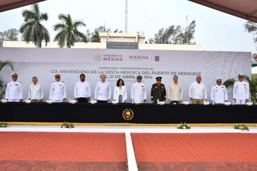 STR-042-2023.-Asiste secretaria del Trabajo de Tamaulipas al CIX Aniversario de la Gesta Heroica de la Defensa del Puerto de Veracruz (2)